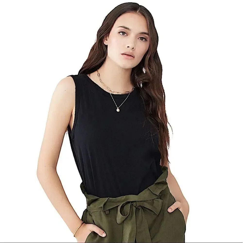 N:PHILANTHROPY Black Edith Tank